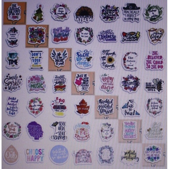 300 Pieces Inspirational Quote Stickers for Teens Students Teachers Motivational - Picture 2 of 5